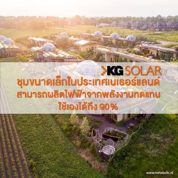ประเทศเนเธอร์แลนผลิตพลังงานไฟฟ้าทดแทน