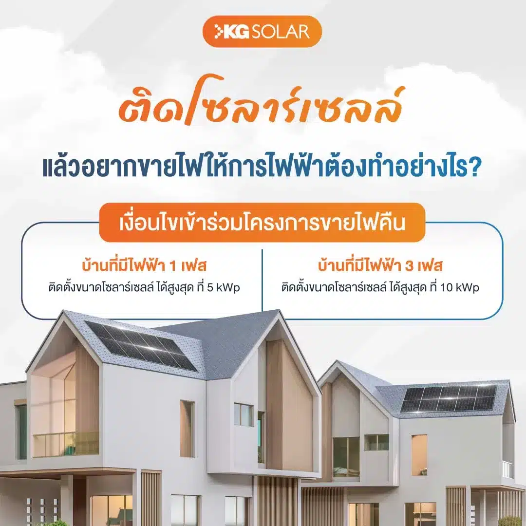 ติดโซลาร์เซลล์ แล้วอยากขายไฟคืนต้องทำอย่างไร?