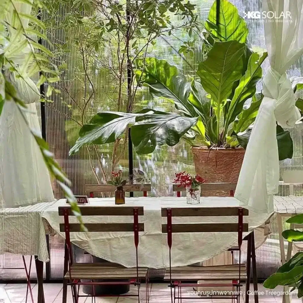 รีวิวติดตั้งโซลาร์เซลล์ร้านคาเฟ่-CoffeeTree นนทบุรี